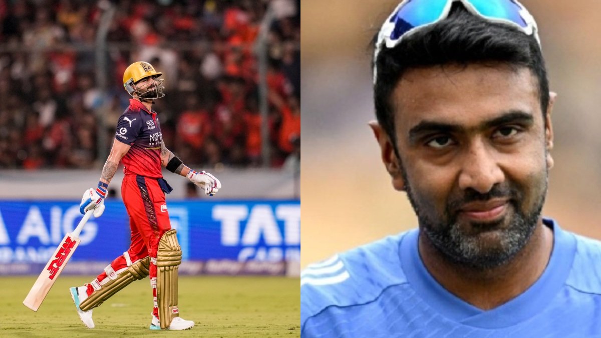 Ashwin Credits Virat Kohli for Setting the Tone Against GT Ashwin Credits Virat Kohli for Setting the Tone Against GT