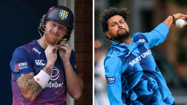 Kuldeep Gets Ben Stokes in Durham Clash Kuldeep Gets Ben Stokes in Durham Clash