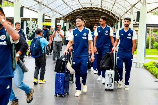 India Arrives in Colombo for Second Test Against Sri Lanka India Arrives in Colombo for Second Test Against Sri Lanka